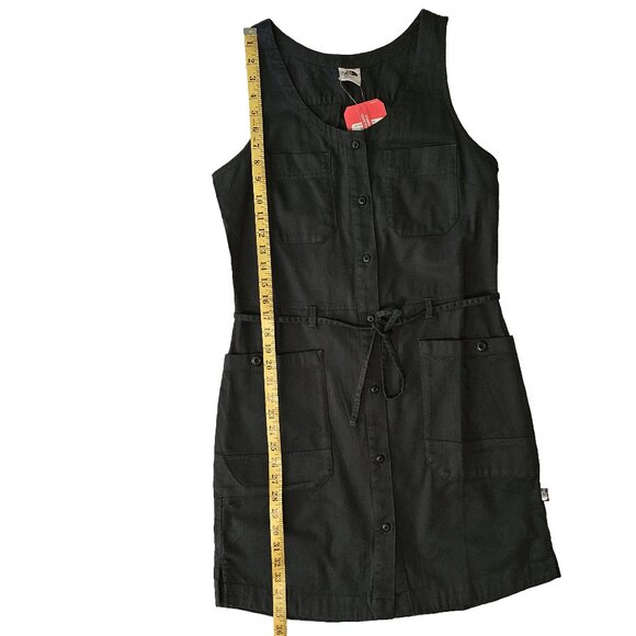 NWT THE NORTH FACE Weathered Black Button Down Sandy Shores Dress Size Small - Picture 3 of 11
